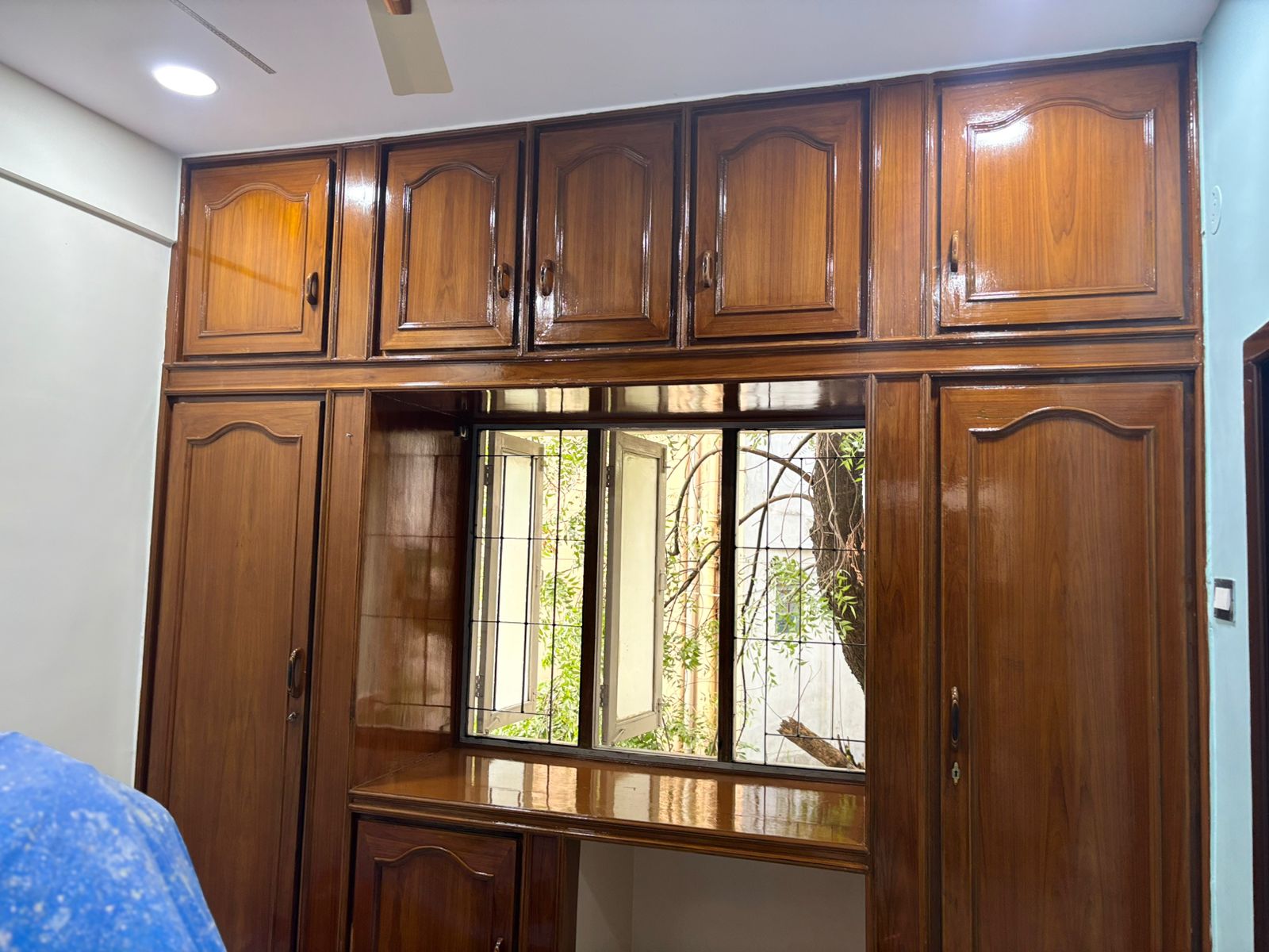 Wooden Wardrobe with Window